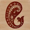 Classic Paisley Pattern Vector Shape An intricate ornate shape resembling a classic paisley pattern.