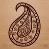 Paisley Pattern Clip Art for Cutting Machines Ornate paisley shape for vector design and cutting machine applications.