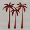 Beautiful Palm Tree Vector Image A single palm tree in the distance, set against a clear blue sky.