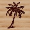 Beautiful Palm Tree Illustration Free Download A tropical palm tree illustration suitable for digital design projects.