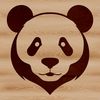 Giant Panda Clip Art Design An illustration of a cute and cuddly giant panda bear in a natural habitat setting.