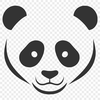 Adorable Panda Illustration in Simple Lines A detailed illustration of a panda in a simple line style.