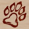 A high-quality illustration of animal paw prints in a vector format, suitable for various design applications.