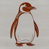 Cute Penguin Icon A small, flightless bird waddling on its feet, characterized by a distinctive black and white plumage.