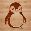 Penguin Illustration Free Download A simple illustration of a penguin in a neutral pose.