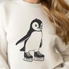 Penguin Illustration SVG File A digital drawing of a penguin created as a scalable SVG file.