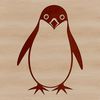 Penguin Silhouette SVG Design A detailed illustration of a penguin in various poses, suitable for vector design projects.
