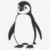 SVG Animal Icons Download A digital illustration of a penguin, suitable for vector art design projects.