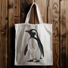Flightless Friends SVG A penguin illustration featuring the distinctive flightless bird in a natural environment.