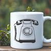 High-Quality Phone Graphic Download A precise SVG representation of a classic phone design for cutting machines or laser engraving.