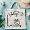 A high-quality telephone icon in vector format, ideal for design projects requiring precision and scalability.