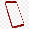 An illustration of a modern smartphone with touchscreen interface.