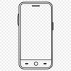 Minimalist Phone Vector Icon A vector illustration of a smartphone, suitable for digital and commercial use.