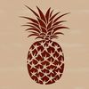 Free Printable Pineapple Clip Art A vector representation of a pineapple, ideal for printing or cutting with a Cricut machine.