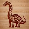 Prehistoric Dino Vector Graphics Free Download A large prehistoric Brachiosaurus dinosaur illustration in a vector format.