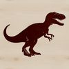A large predatory dinosaur from the Mesozoic era.