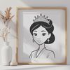 Free Vector Graphic Character A young female princess character created as a vector graphic illustration in the SVG format.