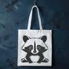 Whimsical Woodland Animal SVG A vector illustration of a raccoon, suitable for commercial or personal use in various design applications.