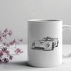 Racing car vehicle design as a scalable vector graphic.