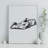 Beautiful Racing Vehicle Design A high-quality digital illustration of a racing car, ideal for vector graphics projects.