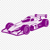 High-Speed Automotive Art A high-performance racing car in motion, designed with clean lines and bold graphics.