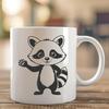 Vector Wildlife Illustration A digital illustration of a racoon in vector format.