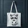 Whimsical Woodland Mammal Vector A vector illustration of a raccoon with detailed facial features and fur texture.