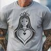 Beautiful Immaculate Heart Symbol SVG A stylized representation of the Immaculate Heart symbol.