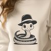 Detailed Snake Design SVG A detailed illustration of a serpent with scaly body.