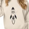 Intergalactic Explorer Design SVG File A futuristic spaceship designed as a vector graphic, suitable for cutting machines like Cricut.