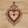Sacred Heart Vector Image Download Illustration of a Sacred Heart icon in a vector format.