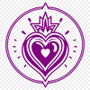 Sacred Heart Emblem SVG File A stylized vector illustration of the Sacred Heart icon, suitable for digital and offline use.