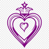 Sacred Heart SVG Design Religious illustration of the Sacred Heart in SVG graphics design