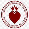 Classic Sacred Heart Illustration in Vector Format Illustrated representation of the Sacred Heart, a classic religious icon, available in vector format as an SVG file.