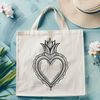 Free Religious Clip Art Sacred Heart Sacred Heart icon in vector format for religious or spiritual designs.