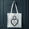 Religious Clip Art SVG A stylized illustration of the Sacred Heart, suitable for digital designs and crafts.