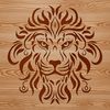 Majestic Lion Portrait SVG Illustration Large, ornate illustration of a lion's head, suitable for various design projects.