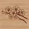 Full-Bloomed Cherry Blossom SVG Art A vector graphic representation of a cherry blossom in full bloom, suitable for various design applications.