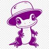 Vector Illustration of a Cute Salamander A digital illustration of a salamander, designed as vector art.