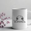 Salamander SVG Design An SVG graphic representation of an animal featuring a salamander design.