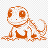 Vector Salamander Graphic Design Element An SVG file of a salamander graphic design element.