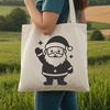 Illustrative vector design featuring a traditional Christmas character, Father Christmas.