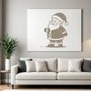 Vector art design of Santa Claus, ideal for crafting projects and designs requiring precise cuts.