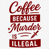 Daily Dose of Humor A vector graphic featuring a humorous quote about coffee.