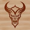Dark Icon Vector Art A depiction of Satan from various mythologies, designed as vector art with bold lines and dark colors.