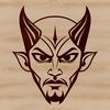 The Dark Lord A digital illustration of the devil, suitable for use in various design projects, including clip art and vector graphics.