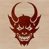 Devil Horns Illustration An illustration of the devil with horns and wings, suitable for Halloween decorations or design projects.