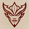 A vector illustration of the devil in a dark, ominous setting, suitable for Halloween decorations.