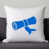 Vector illustration of an award scroll, ideal for graduation ceremonies or diploma presentations.