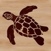 A vector graphic design of a marine animal commonly found in coastal waters.